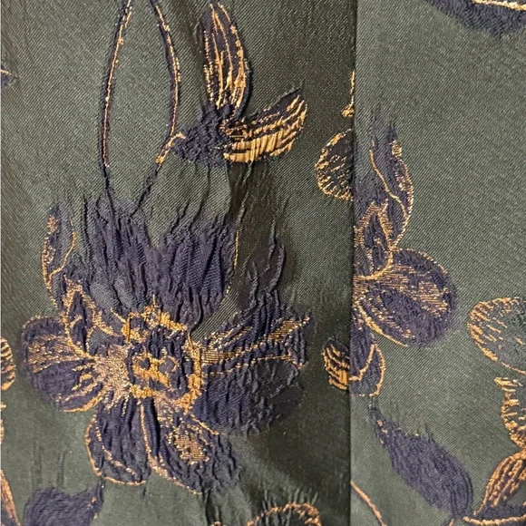 Alfred Sung Green Floral One-Shoulder Dress - Picture 3 of 5